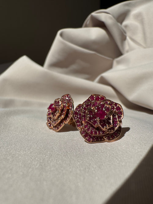 Ruby Rose Earring