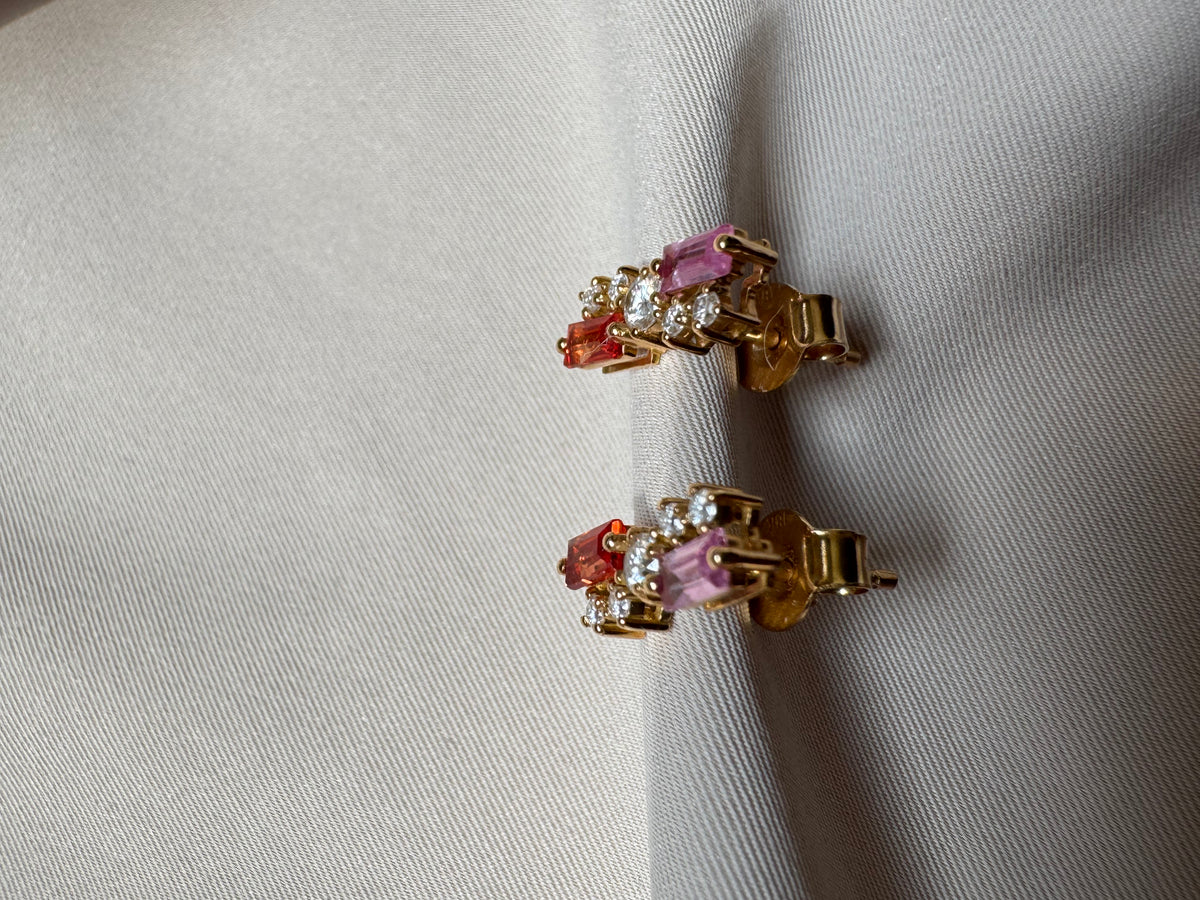 Celeste Baguette Earrings