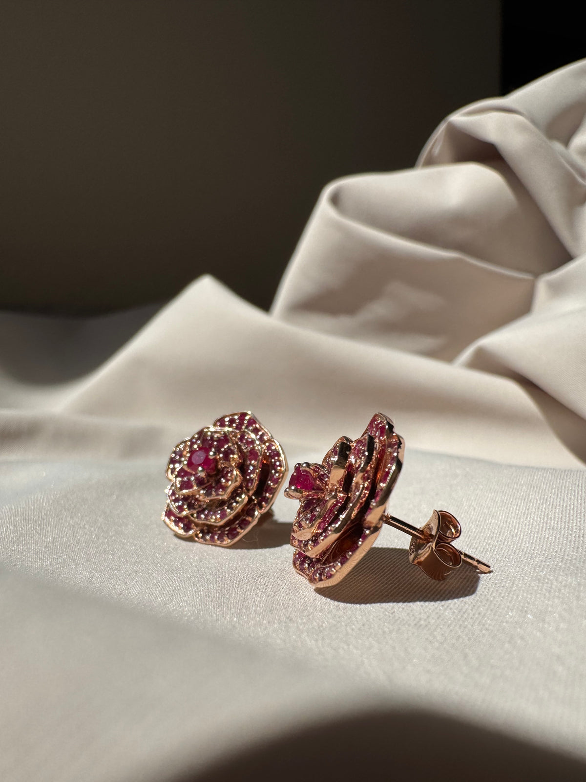 Ruby Rose Earring