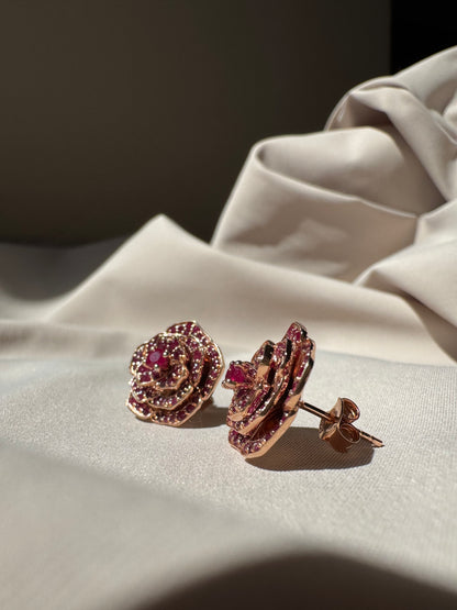 Ruby Rose Earring