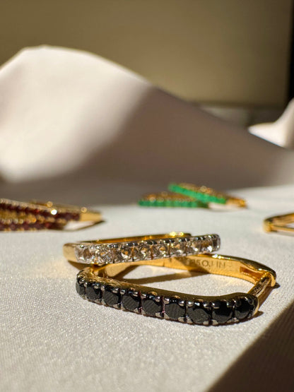 Gem Mélange Hoops
