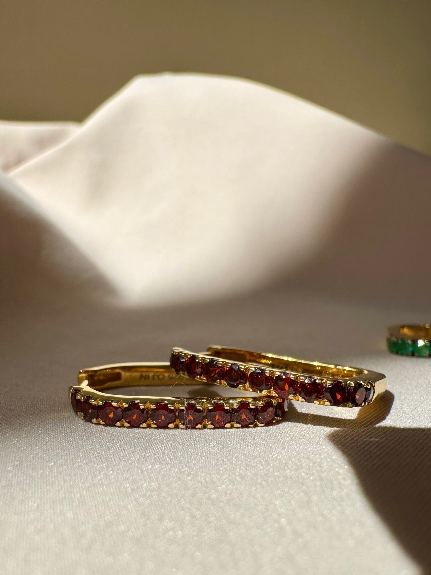 Gem Mélange Hoops