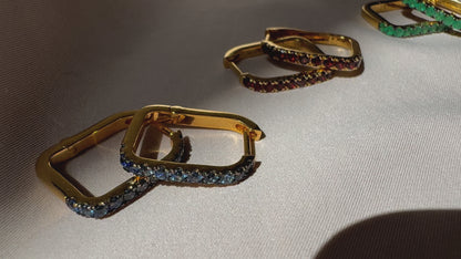 Gem Mélange Hoops