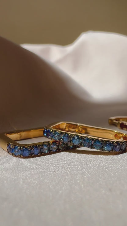 Gem Mélange Hoops